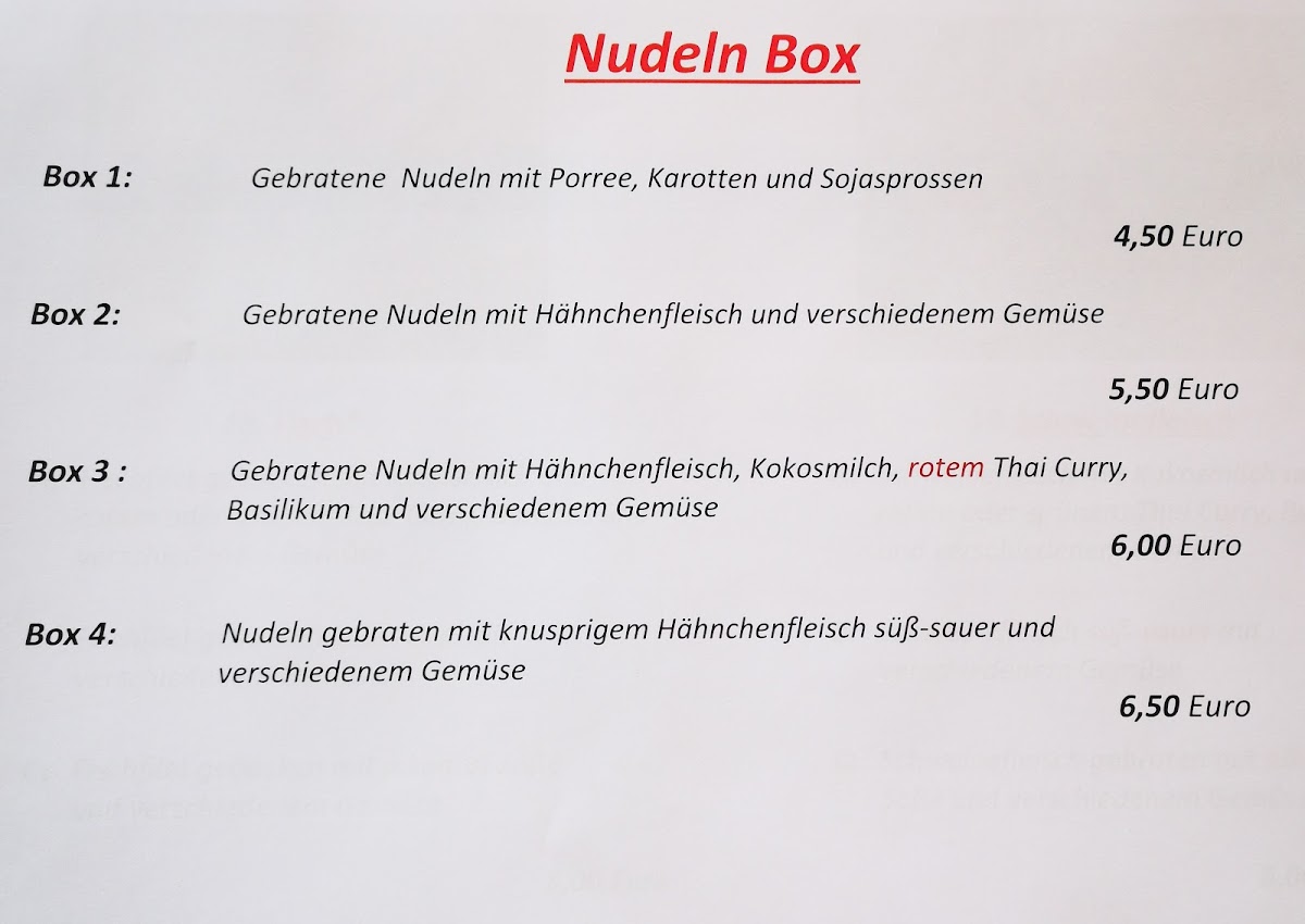 Menu Thong- Thai - Food Thailändische Spezialitäten-1