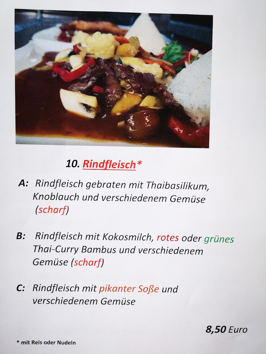 Menu Thong- Thai - Food Thailändische Spezialitäten-5
